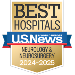 U.S. News Best Hospitals Neurology and Neurosurgery 2024–2025 logo